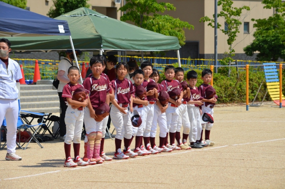 練習試合　老上西小学校